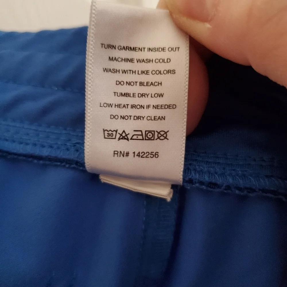 Figs Zamora jogger scrubs in royal blue women's size XXS - XS